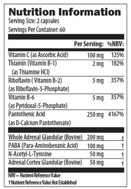 Комплекс для підтримки надниркових залоз Designs for Health (Adrenal Complex) 120 капсул