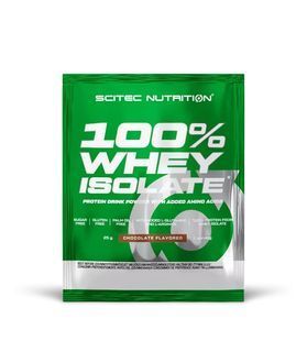 Scitec Nutrition, Whey Isolate, Шоколад, 25 г