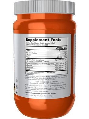 Спортивна добавка BCAA Now Foods (BCAA Big 6) смак кавуна 600 г