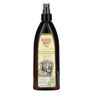 Burt's Bees, Care Plus +, питательный несмываемый кондиционер-спрей для собак с авокадо и оливковым маслом, 12 жидких унций (354 мл) купить в Киеве и Украине