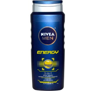 Мужской гель для душа 3-в-1, энергия, Nivea, 500 мл (16,9 жидких унций) купить в Киеве и Украине