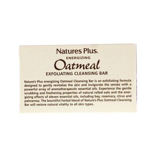 Мыло-пилинг с овсянкой отшелушивающее очищающее Nature's Plus (Exfoliating Cleansing Bar) 100 г купить в Киеве и Украине