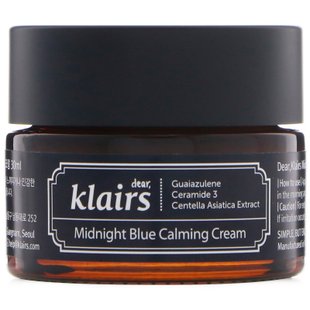 Успокаивающий крем Midnight Blue, Dear, Klairs, 1 унц. (30 мл) купить в Киеве и Украине