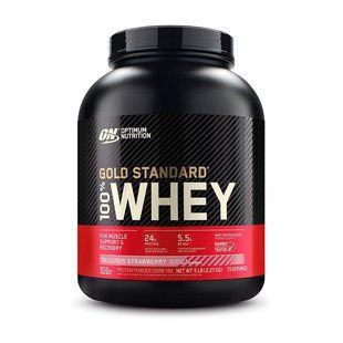 Протеин сывороточный 100% Whey Gold Standard Optimum Nutrition (Whey Protein) 2,3 kg шоколадно-ореховый купить в Киеве и Украине