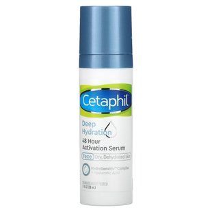Cetaphil, 48-часовая активирующая сыворотка, глубокое увлажнение, 1 жидкая унция (30 мл) купить в Киеве и Украине