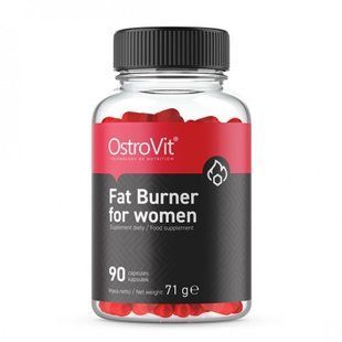 Жиросжигатель для женщин, FAT BURNER FOR WOMEN, OstroVit, 90 капсул купить в Киеве и Украине