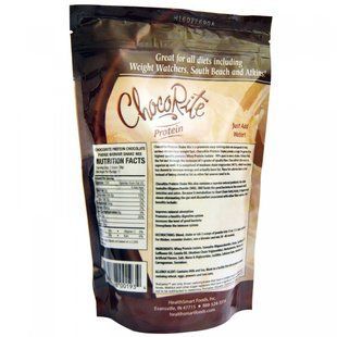 Protein Shake ChocoRite, Chocolate Fudge Brownie, HealthSmart Foods, Inc., 14.7 ounces (418 g)