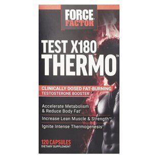 Force Factor, Test X180 Thermo&trade;, 120 Capsules купить в Киеве и Украине