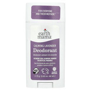 Earth Mama, Deodorant, Calming Lavender, 2.65 oz (75 g) купить в Киеве и Украине