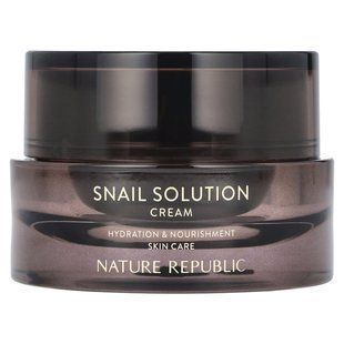 Nature Republic, Snail Solution, Cream, 1.75 fl oz (52 ml) купить в Киеве и Украине