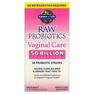 Garden of Life, Raw Probiotics Vaginal Care, 30 vegetarian capsules