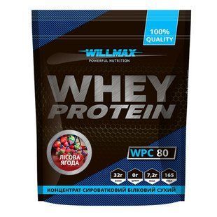 Whey Protein 80 Willmax 920 g лісов ягода купить в Киеве и Украине