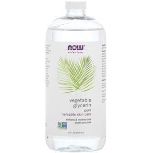 Plant-Based Glycerin Now Foods (Vegetable Glycerine) 946 ml