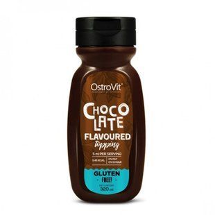 Sauce-flavoring, chocolate, CHOCOLATE FLAVOURED TOPPING, OstroVit, 320 ml