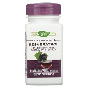 Ресвератрол Nature's Way (Resveratrol) 60 капсул купить в Киеве и Украине