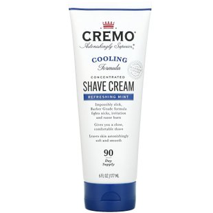 Cremo, Концентрированный крем для бритья, освежающая мята, 6 жидких унций (177 мл) купить в Киеве и Украине