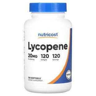 Nutricost, Lycopene, 20 mg, 120 Softgels купить в Киеве и Украине