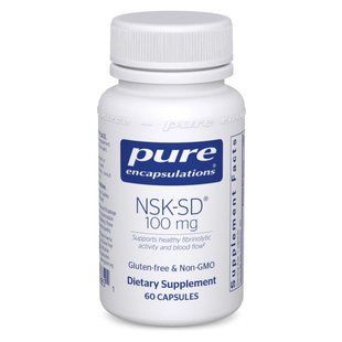 Наттокіназа Pure Encapsulations (NSK-SD Nattokinase) 100 мг 60 капсул