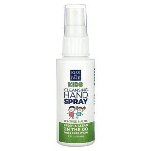 Kiss My Face, Kids Cleansing Hand Spray, Tea Tree & Aloe, 2 fl oz (59 ml) купить в Киеве и Украине