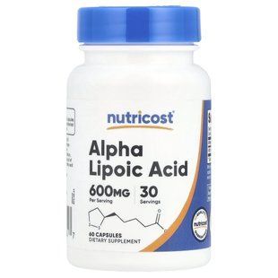 Nutricost, Alpha Lipoic Acid, 600 mg, 60 Capsules (300 mg per Serving) купить в Киеве и Украине