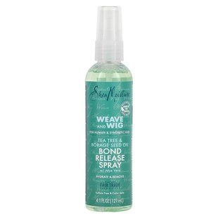 SheaMoisture, Weave and Wig, Bond Release Spray w/ Aloe Vera, Tea Tree & Borage Seed Oil, 4.1 fl oz (121 ml) купить в Киеве и Украине