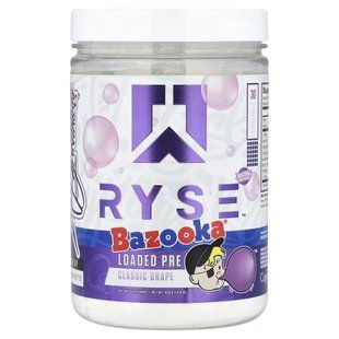 RYSE, Loaded Pre, Bazooka&reg; Classic Grape, 15.9 oz (450 g)