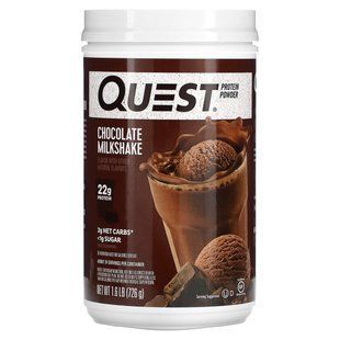 Protein Powder, Chocolate Milkshake, Protein Powder, Vanilla Milkshake, Quest Nutrition, 726 g.