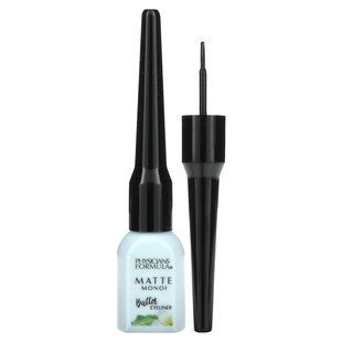 Matte eyeliner with monoi oil, matte black, 0.2 fluid ounces (6 ml)