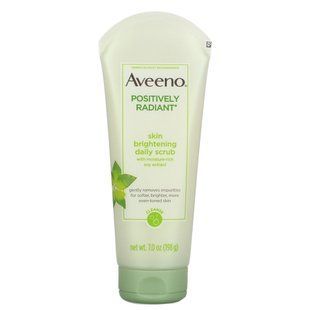 Ежедневный скраб для осветления кожи, Positively Radiant, Skin Brightening Daily Scrub, Aveeno, 198 г купить в Киеве и Украине