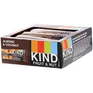 Батончики с миндалем и кокосом KIND Bars (Almond & Coconut Fruit & Nut Bars) 12 бат. купить в Киеве и Украине