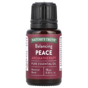 Nature's Truth, Pure Essential Oil, Balancing Peace, 0.51 fl oz (15 ml) купить в Киеве и Украине