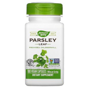 Петрушка листья Nature's Way (Parsley) 100 капсул купить в Киеве и Украине