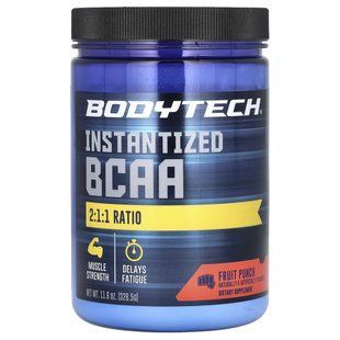 BodyTech, BCAA, фруктовий пунш, 328,5 г (11,6 унції)