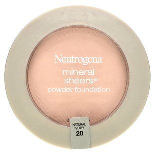 Neutrogena, Mineral Sheers, тональна пудра, натуральна слонова кістка 20, 9,6 г (0,34 унції)