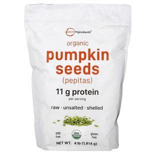 Micro Ingredients Organic Pumpkin Seeds (1814g Unsalted)