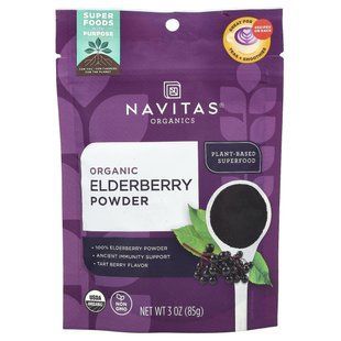 Navitas Organics, Organic elderberry powder, 3 oz (85 g)