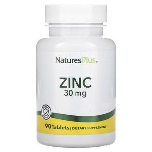 Zinc Natures Plus (Zinc Chelated) 30 mg 90 tablets