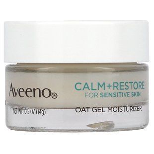 Aveeno, Calm + Restore, зволожуючий гель з вівса, без ароматів, пробний розмір, 0,5 унції (14 г)