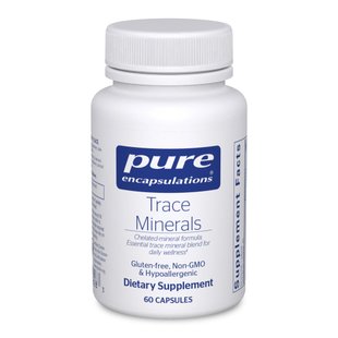 Трассирующие минералы Pure Encapsulations (Trace Minerals) 60 капсул купить в Киеве и Украине