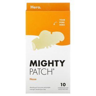 Hero Cosmetics, Mighty Patch&reg; Nose, 10 Hydrocolloid Patches