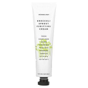 Nature Republic, Herbology, Broccoli Sprout Purifying Cream, 2.36 fl oz (70 ml) купить в Киеве и Украине