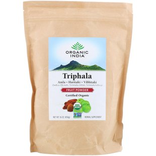 Трифала, фруктовый порошок, Triphala, Fruit Powder, Organic India, 454 г купить в Киеве и Украине