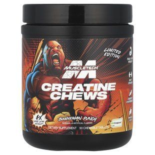 MuscleTech, Limited Edition, Creatine Chews, Boogieman Punch, 90 Chewable Tablets купить в Киеве и Украине