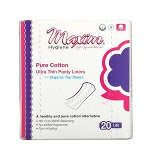 Ультратонкие прокладки для трусиков, Pure Cotton, Ultra Thin Panty Liners, Lite, Maxim Hygiene Products, 20 прокладок купить в Киеве и Украине