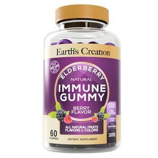 Elderberry Earth`s Creation (Elderberry Gummies) 60 chewy candies