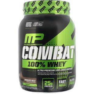 Battle, 100% whey protein with chocolate milk flavor, MusclePharm, 907 g