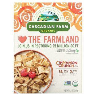 Органический батончик с корицей, Cascadian Farm, 260 г (9,2 унции) купить в Киеве и Украине