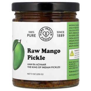 Pure Indian Foods, Raw Mango Pickle , 9 oz (255 g) купить в Киеве и Украине