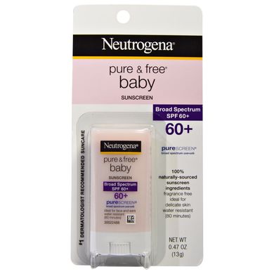 Солнцезащитный крем для детей Neutrogena (SPF 60+ Baby Sunscreen) 13 г купить в Киеве и Украине