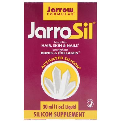 JarroSil, активоване кремній, рідкий, Jarrow Formulas, 30 мл